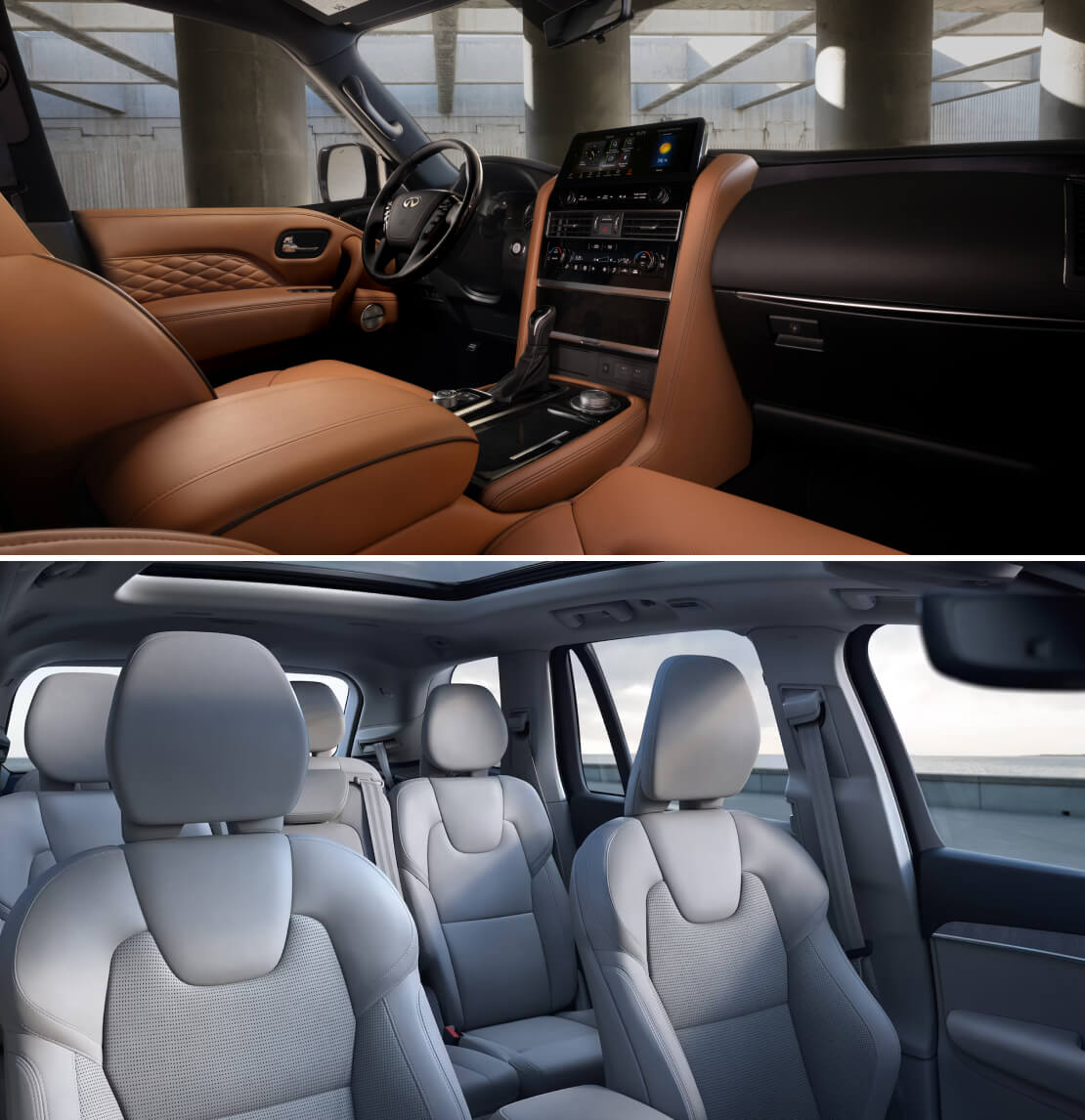 INFINITI QX80 vs. Volvo XC90 Interior